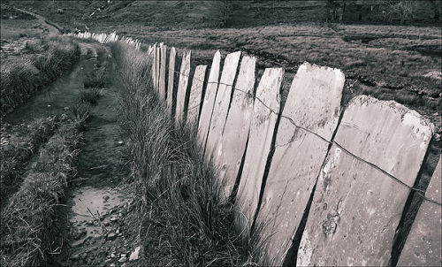 Cwmorthin Slate Fence